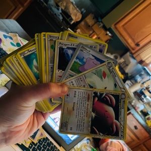 NormalType Pokémon card stack!